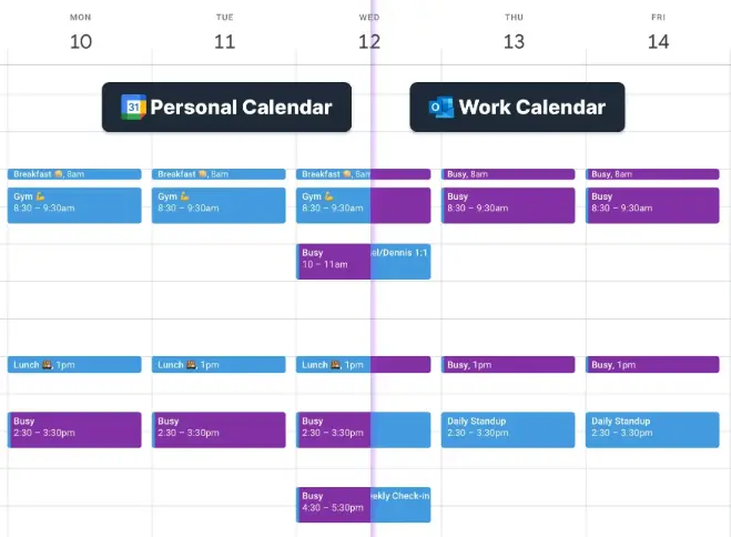 OneCal granular event control — exclude events by color, hide clone events, control sync titles